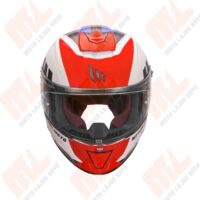 CASCO MT BLADE 2 ROJO-BLANCO BRILLANTE