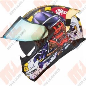 CASCO HAX Obsidian Samurai Dorado