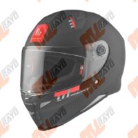 CASCO REVENGE 2 NEGRO MATE CON LAMINA MTV
