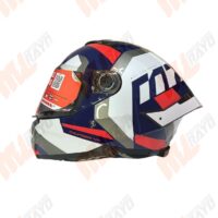CASCO THUNDER 4  ROJO BRILLO